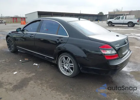 2007 Mercedes-Benz S-Class 5.5L V8 z USA, uszkodzony, nr VIN WDDNG71X47A079561
